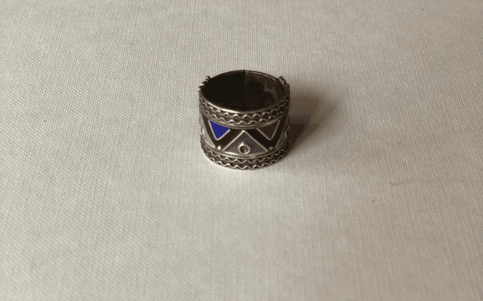 Bague en argent émaillé “iIli”