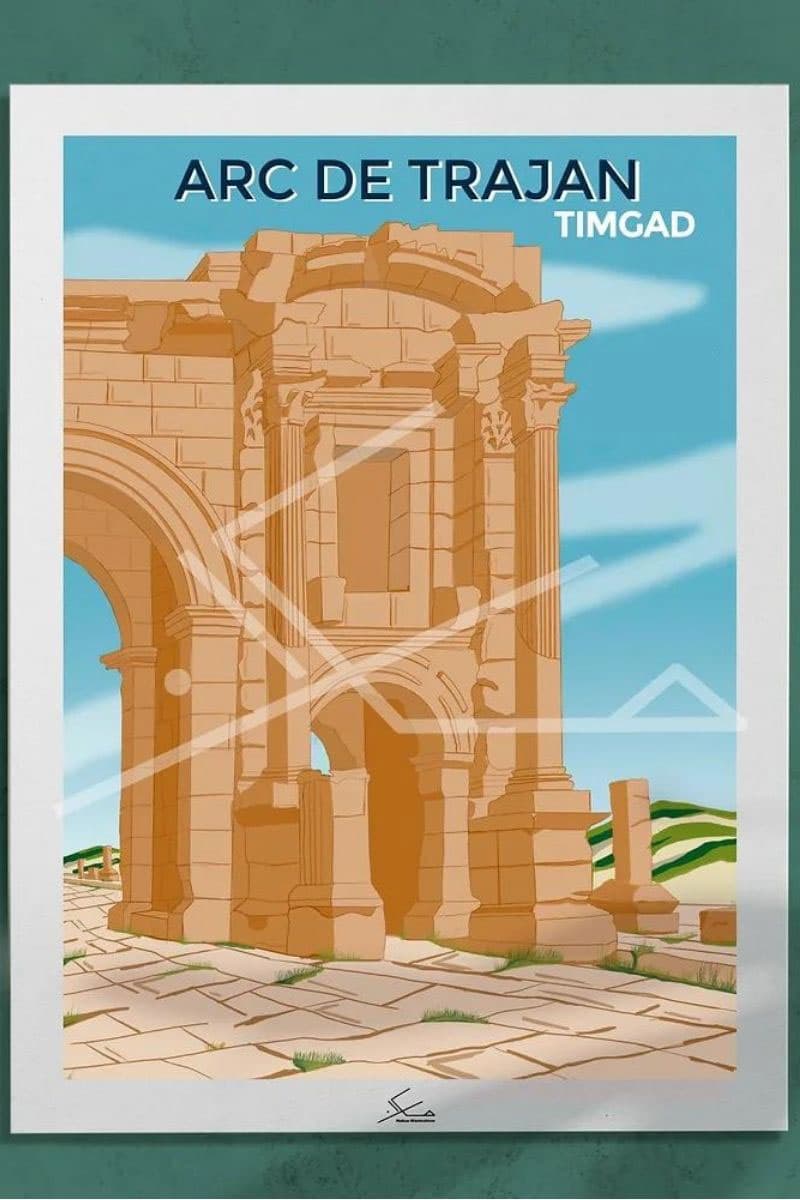 Illustration A3 – Arc de Trajan -Timgad