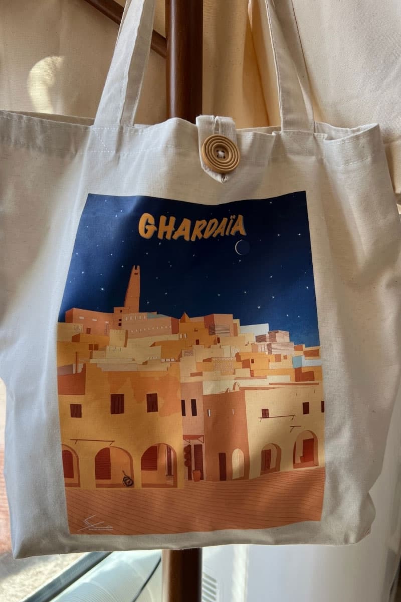 Tote bags illustration ville de Ghardaia de Mayan Illustrations