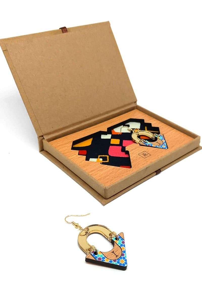 Boucles d’oreilles Blu Ceramic