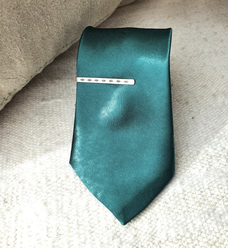 pince à cravate en argent 925 avec motifs berbères