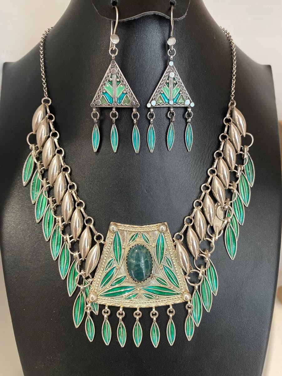 collier en argent kabyle izoran