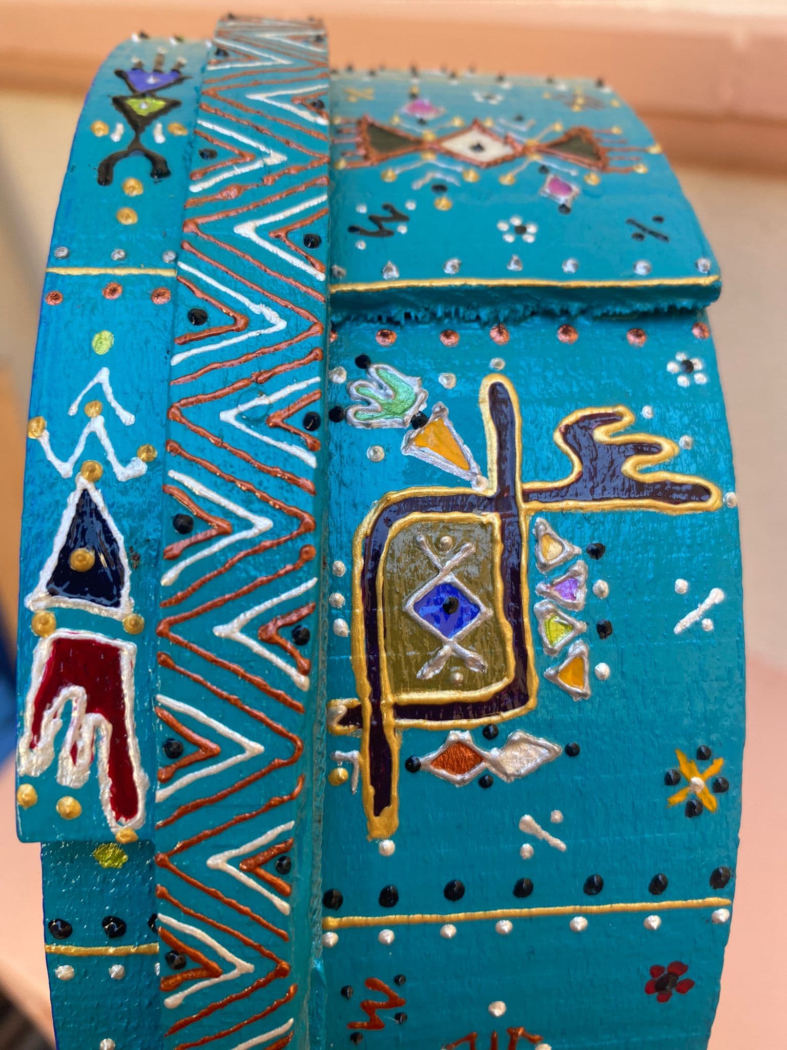 Couscousier décoratif d’inspiration amazighe