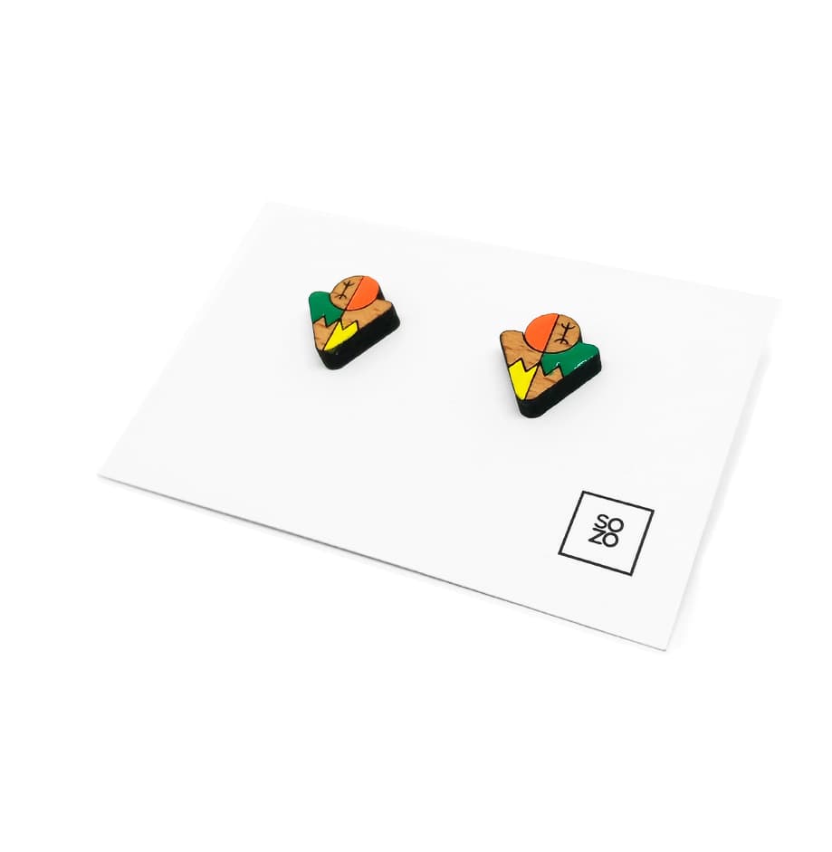 Boucles d’oreilles puces amazighes