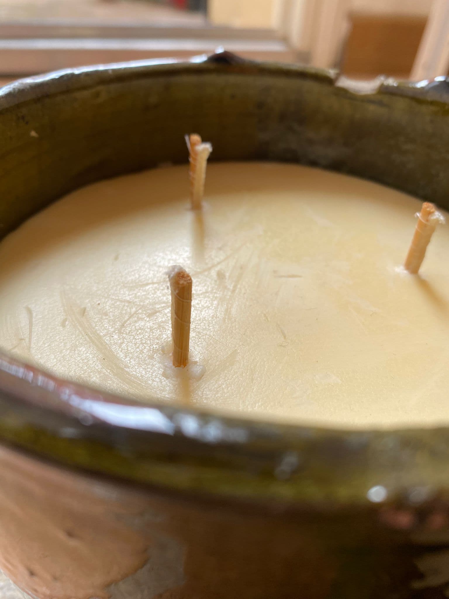 Bougies artisanales en tamegroute  parfumée