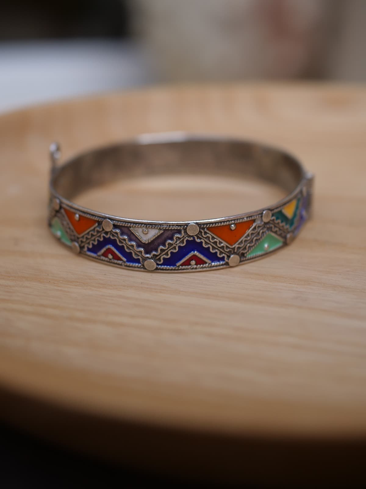 Bracelet en argent amazigh “AMANAN”