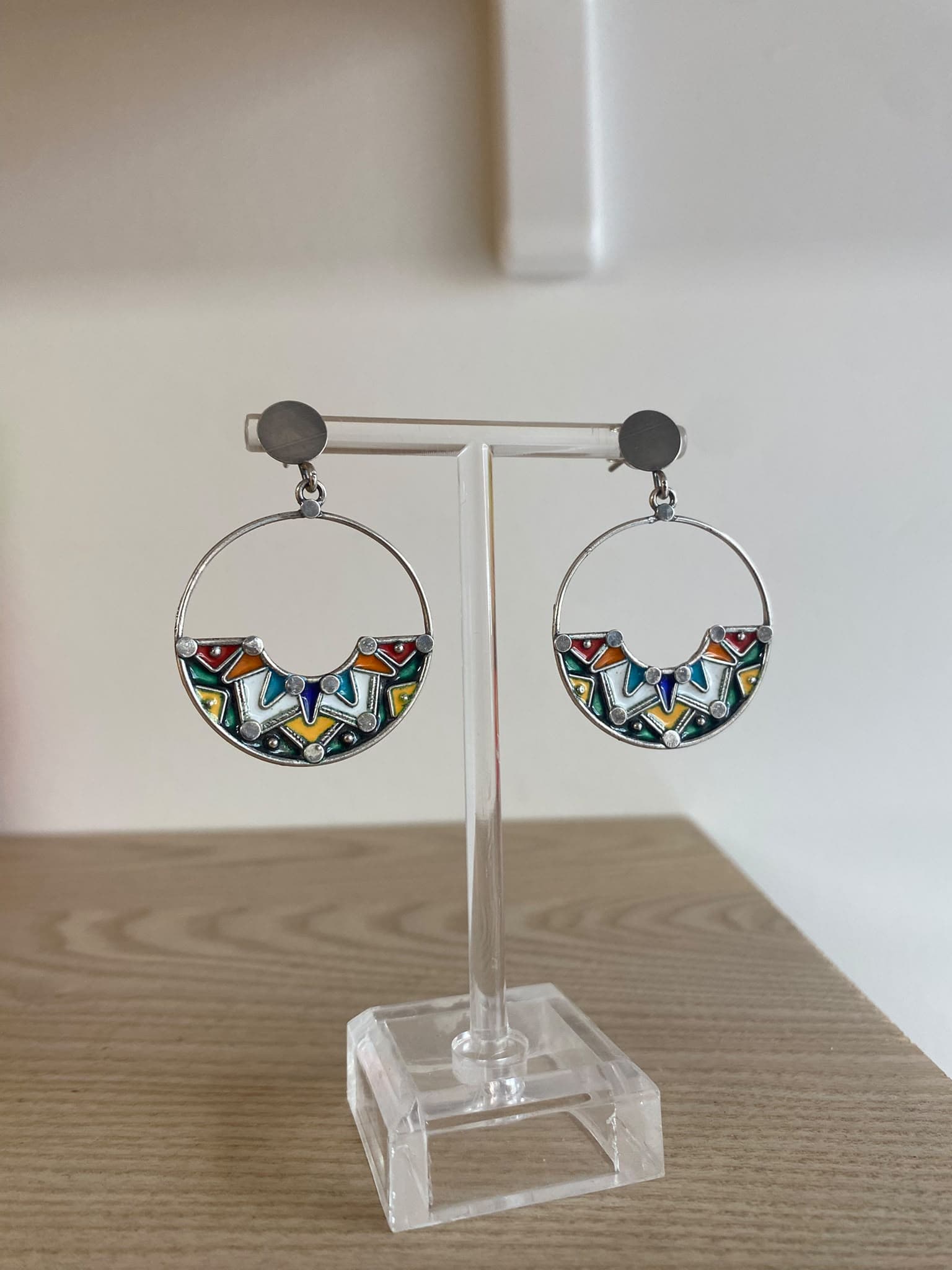 Boucles d’oreilles en argent “IETEJ”