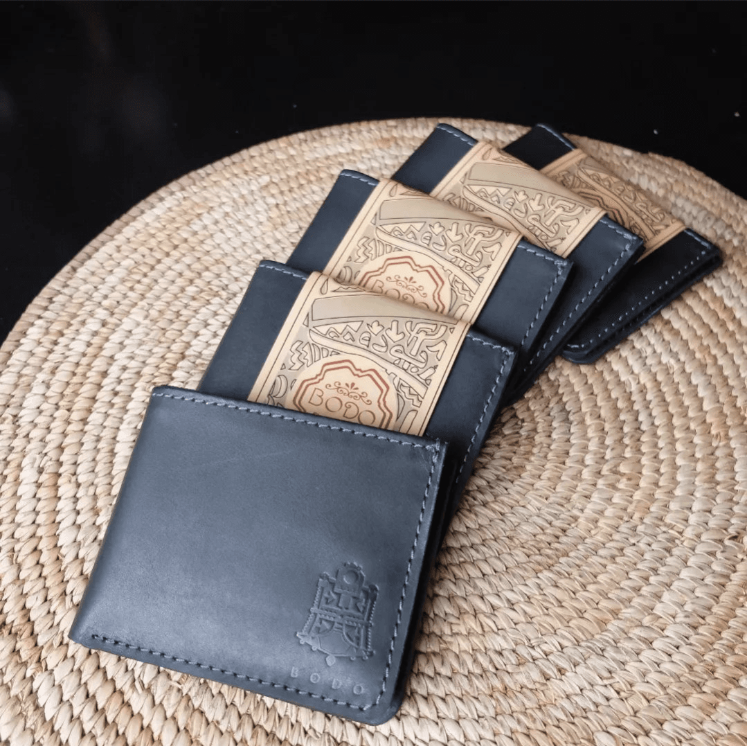 Porte feuilles homme cuir