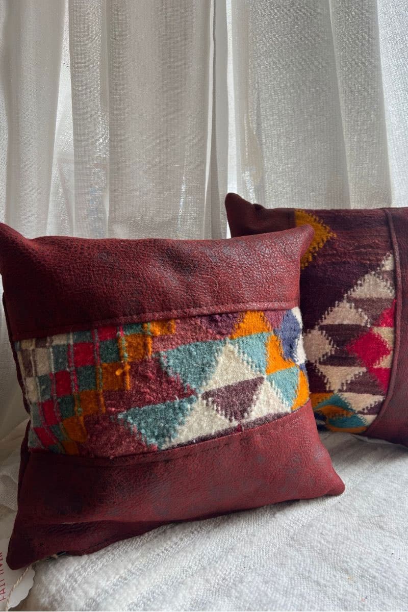 Housse de coussin – Cuir & Hendbel