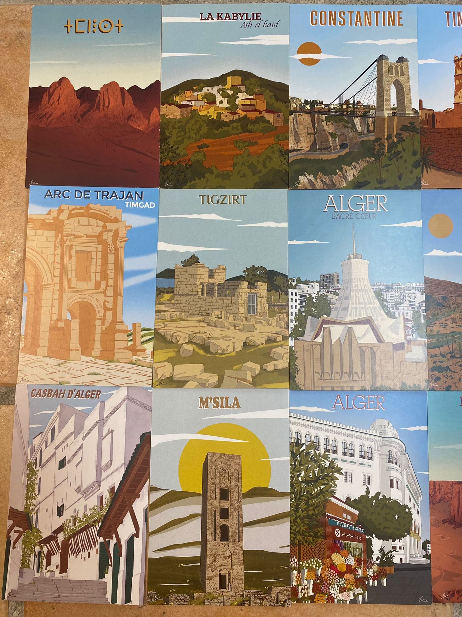 Cartes postales wilaya d’algérie