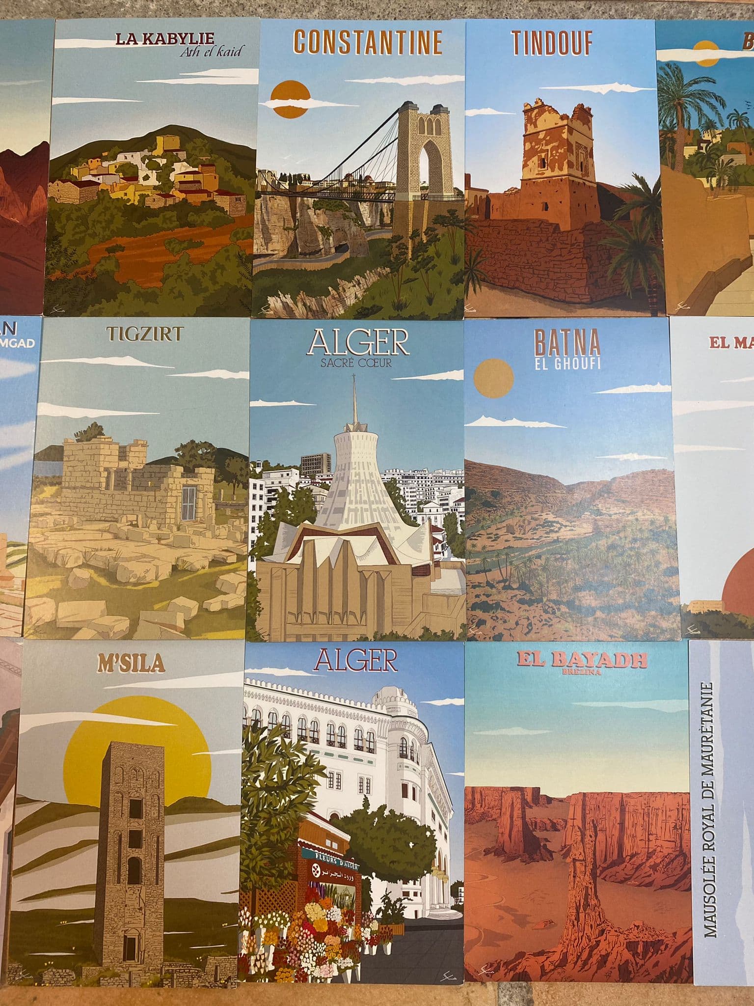 Cartes postales wilaya d’algérie