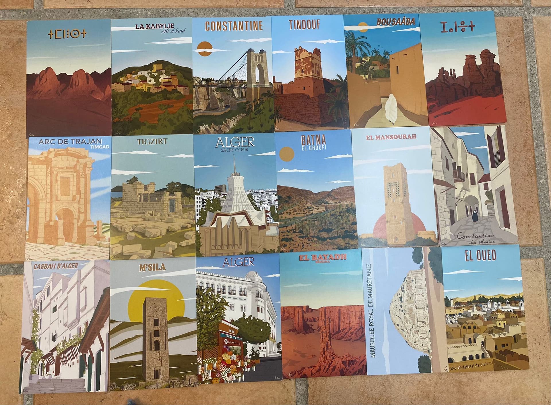Cartes postales wilaya d’algérie
