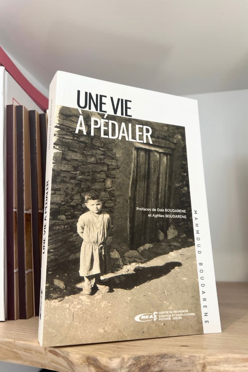 Livre “Une Vie à Pédaler” de Mahmoud Boudarene