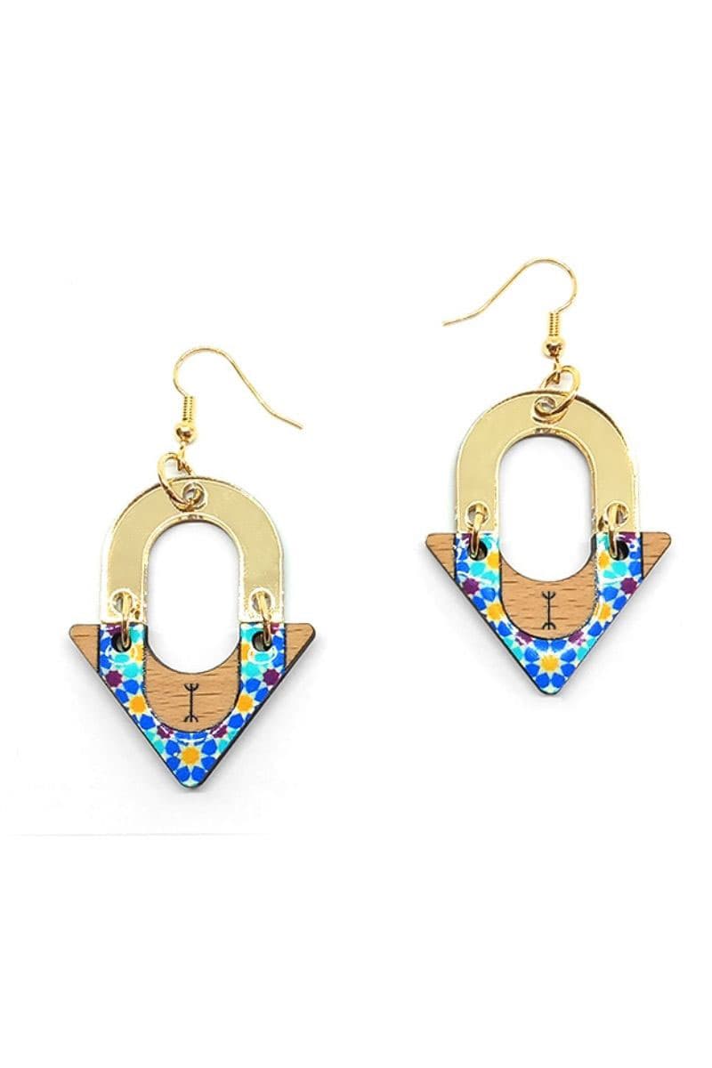 Boucles d’oreilles Blu Ceramic