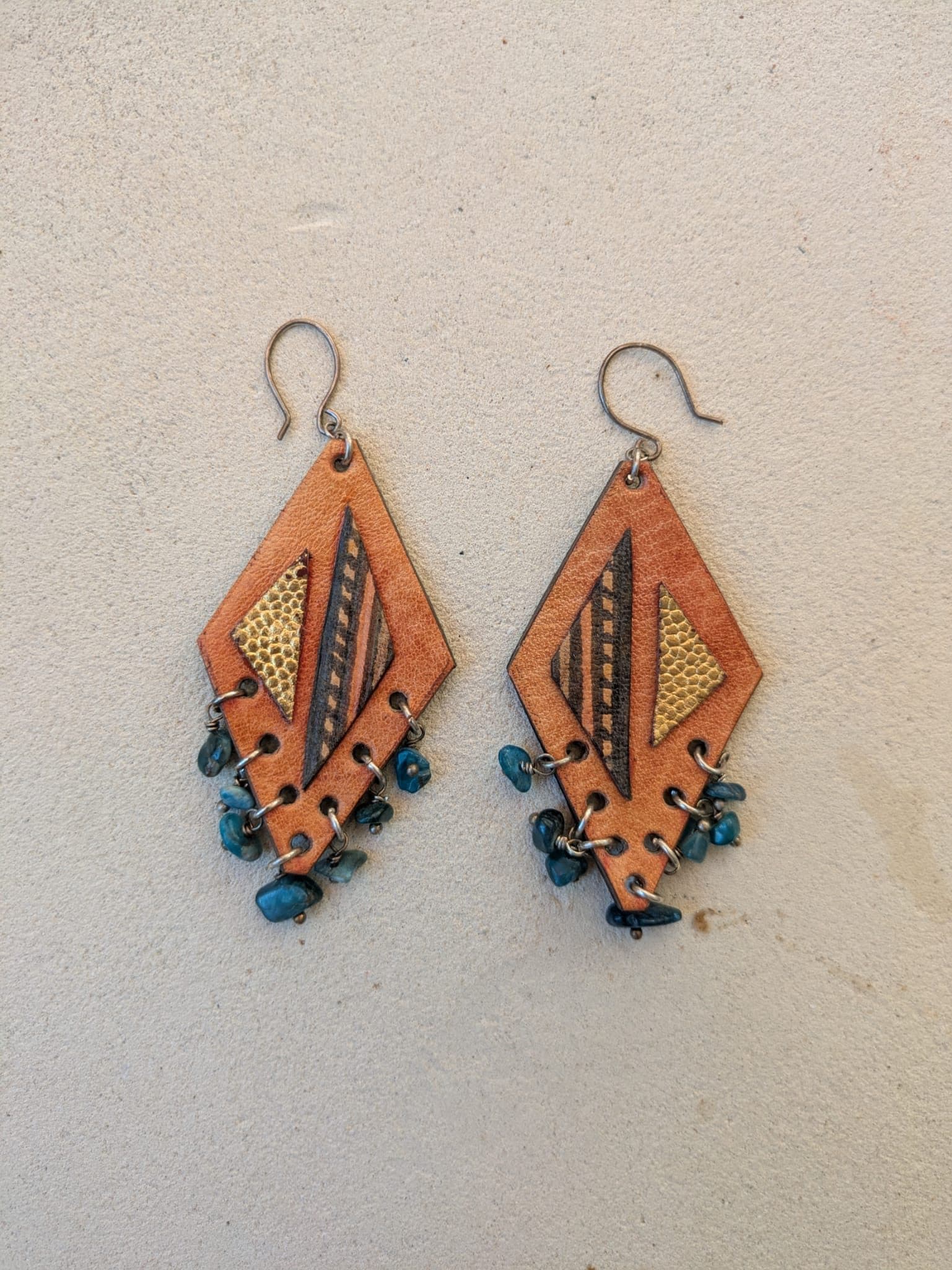 Boucles D’oreille Cuir