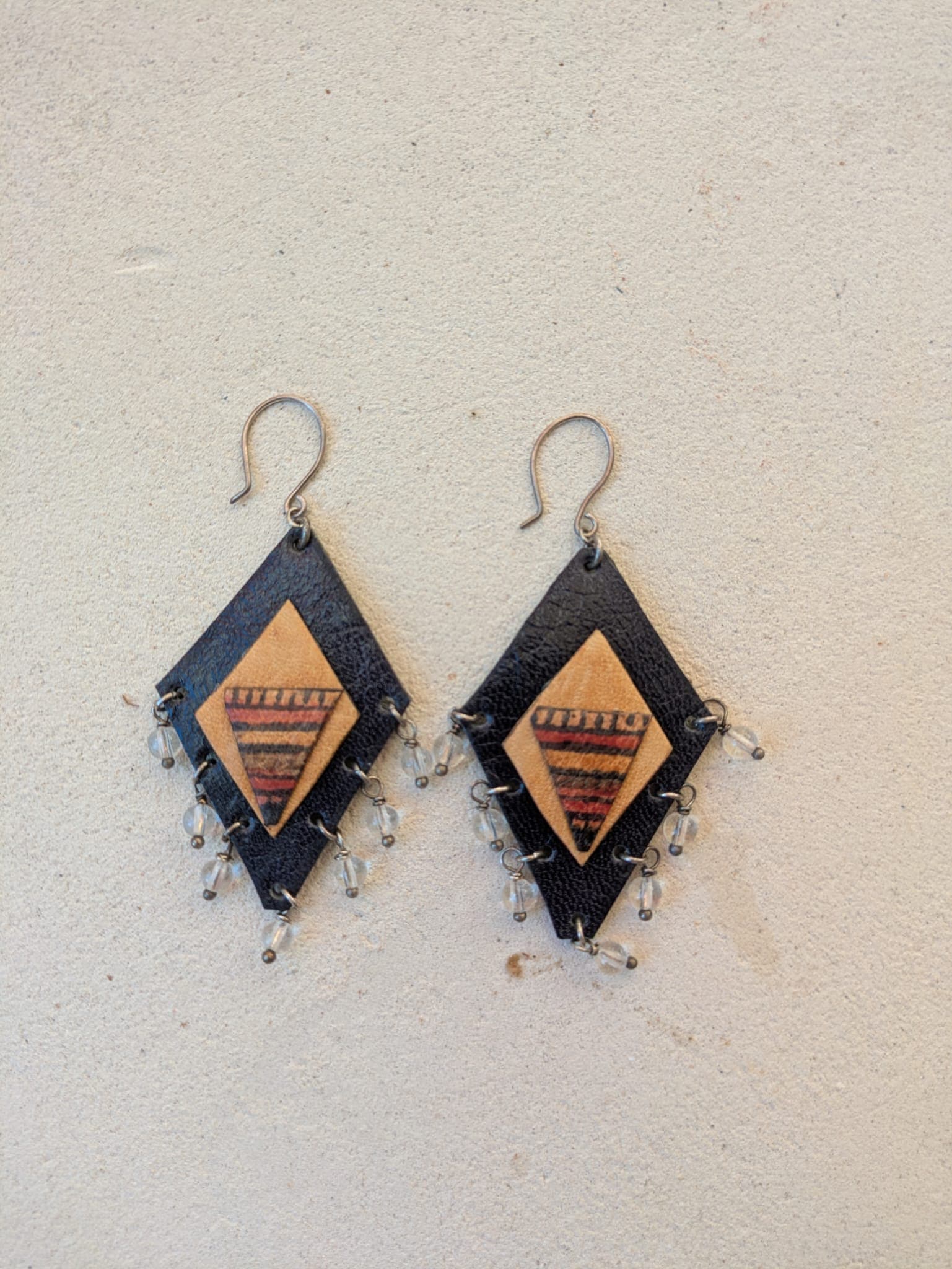 Boucles D’oreille Cuir