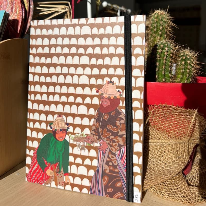 carnet illustration amazigh berbère Maroc