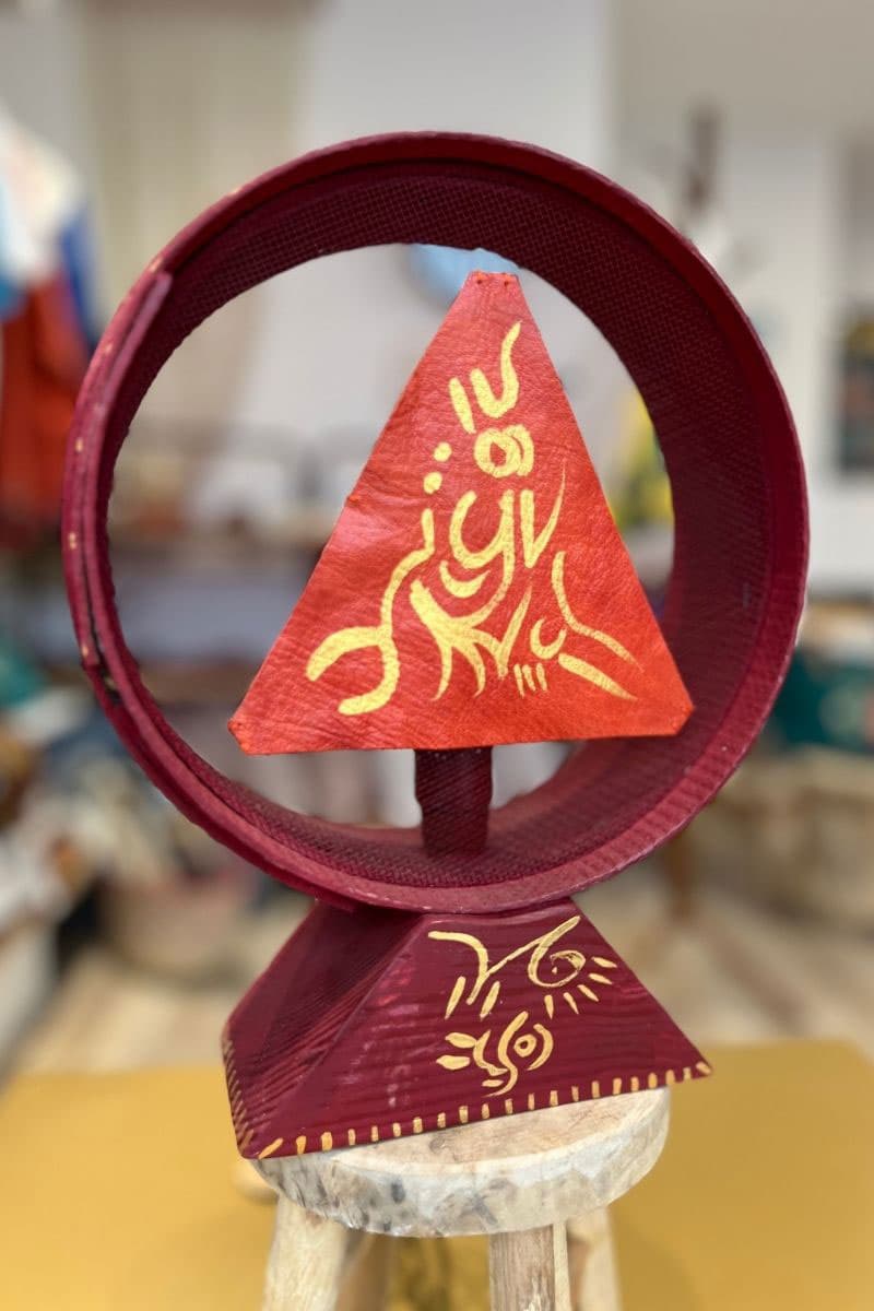 lampe rouge inspiration amazighe yeddina