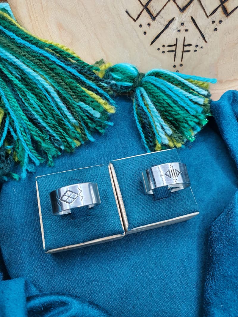 bagues mixtes en argent pour couple