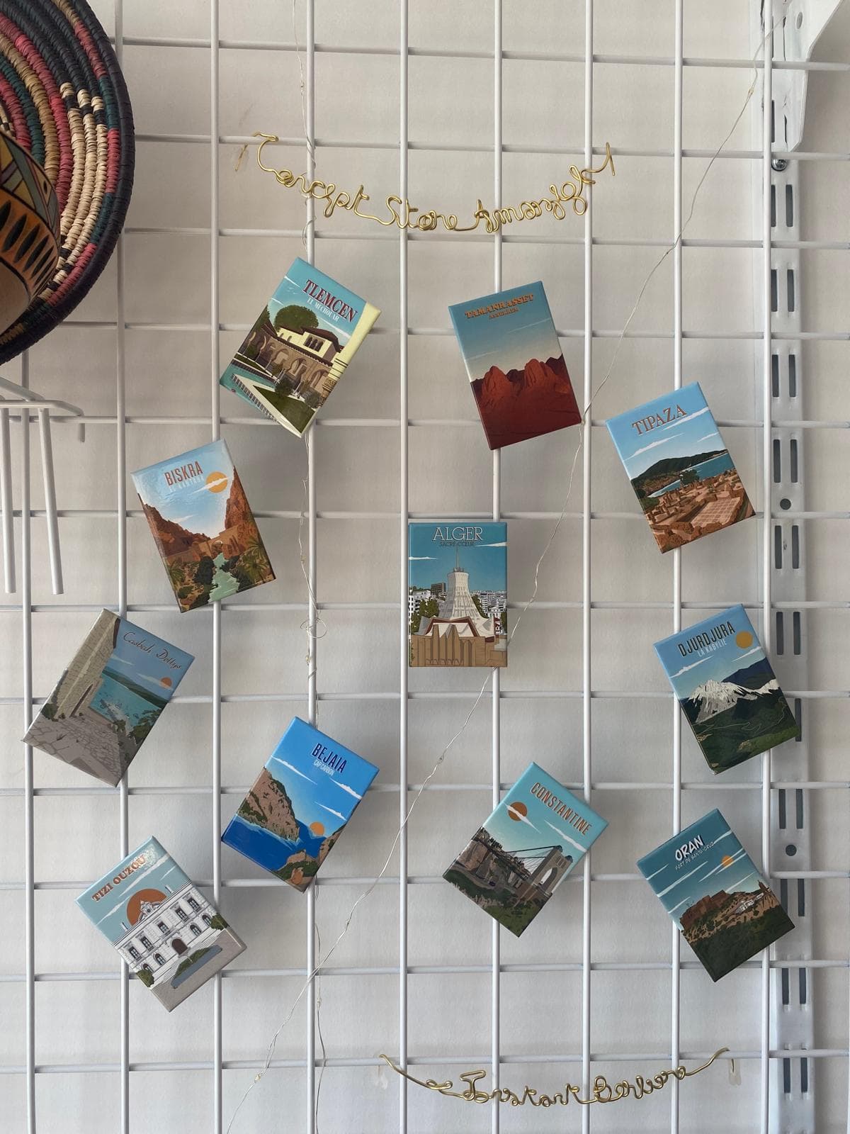 Magnets artisanaux Makan Illustrations – Wilaya d’Algérie
