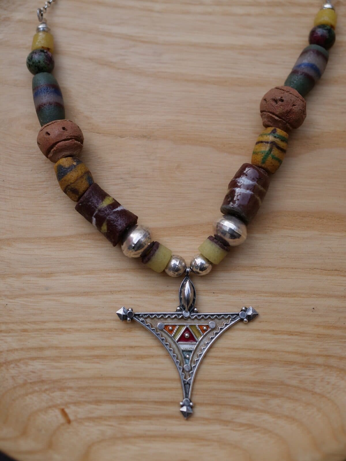 Collier en argent amazigh ” TAM”