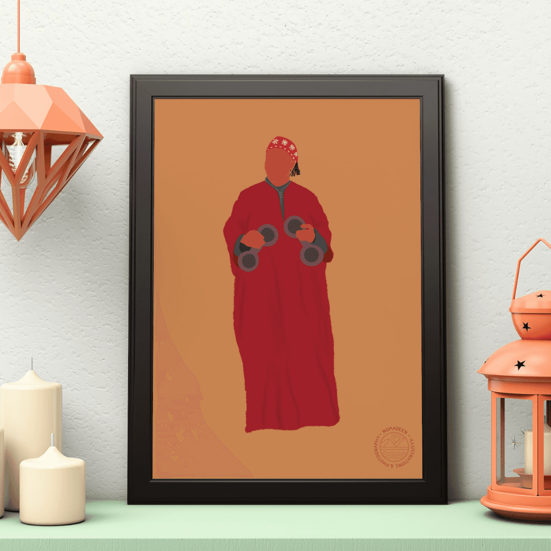 Illustration Gnawa – Nomadeen illustrations