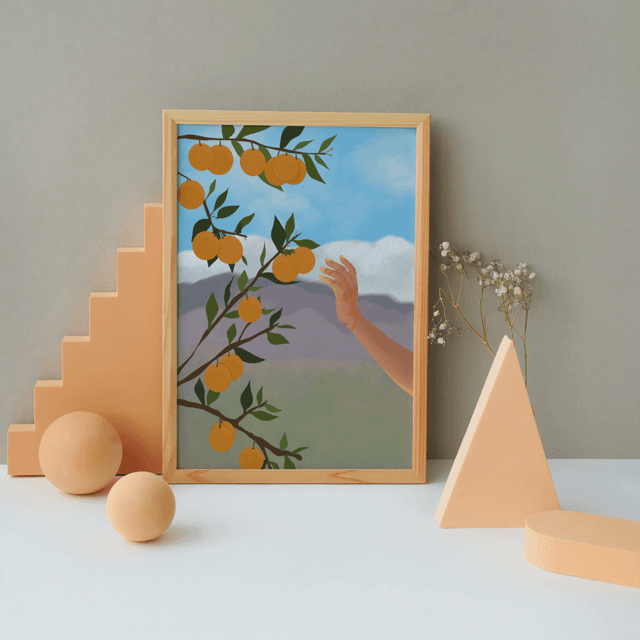 Illustration Oranger – Nomadeen illustrations