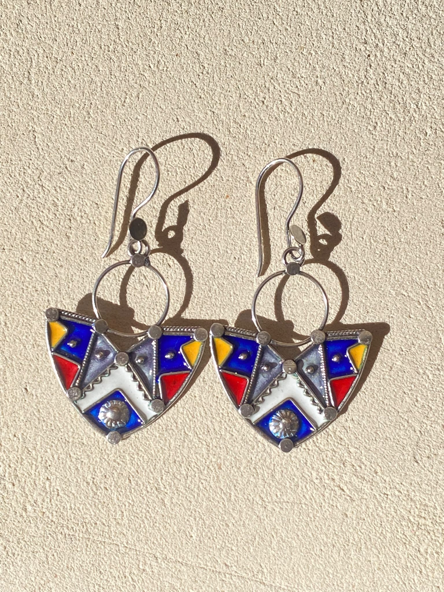 Boucles d’oreilles en argent “AZAL “