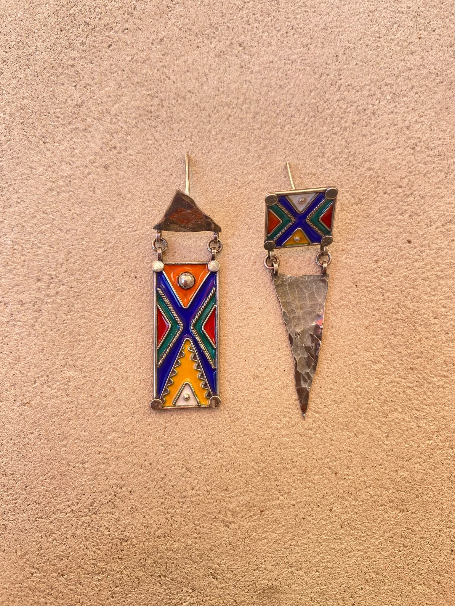Boucles en argent ” TAFAT “