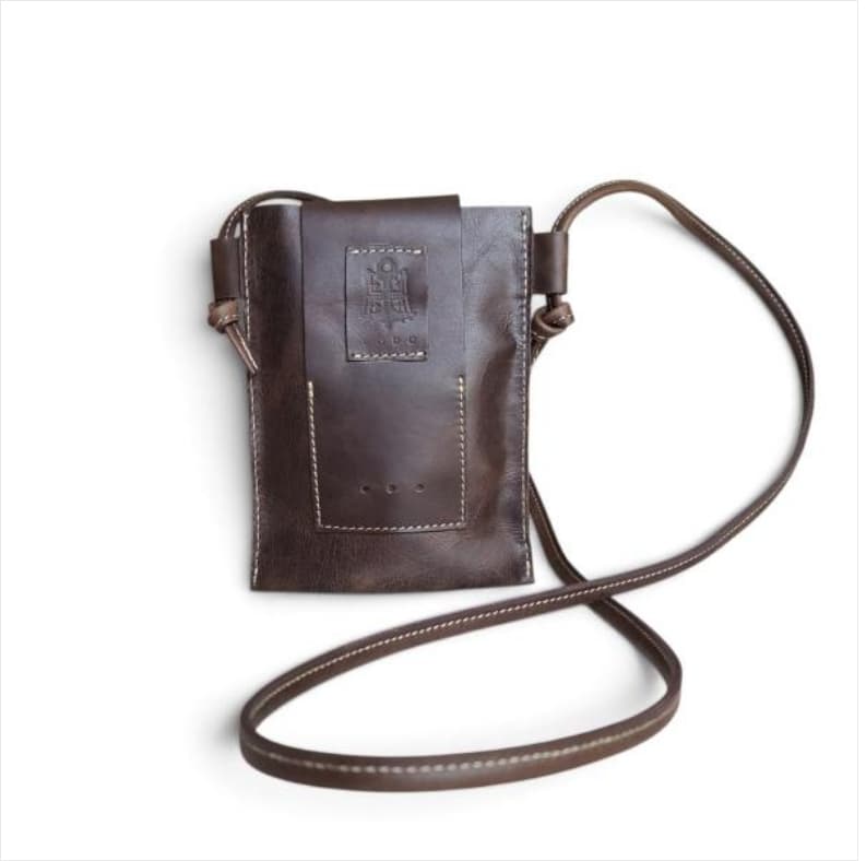 Sacoche en cuir