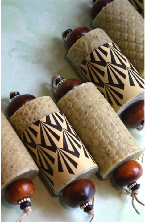 Savon sur corde Nigelle au lait d’ânesse