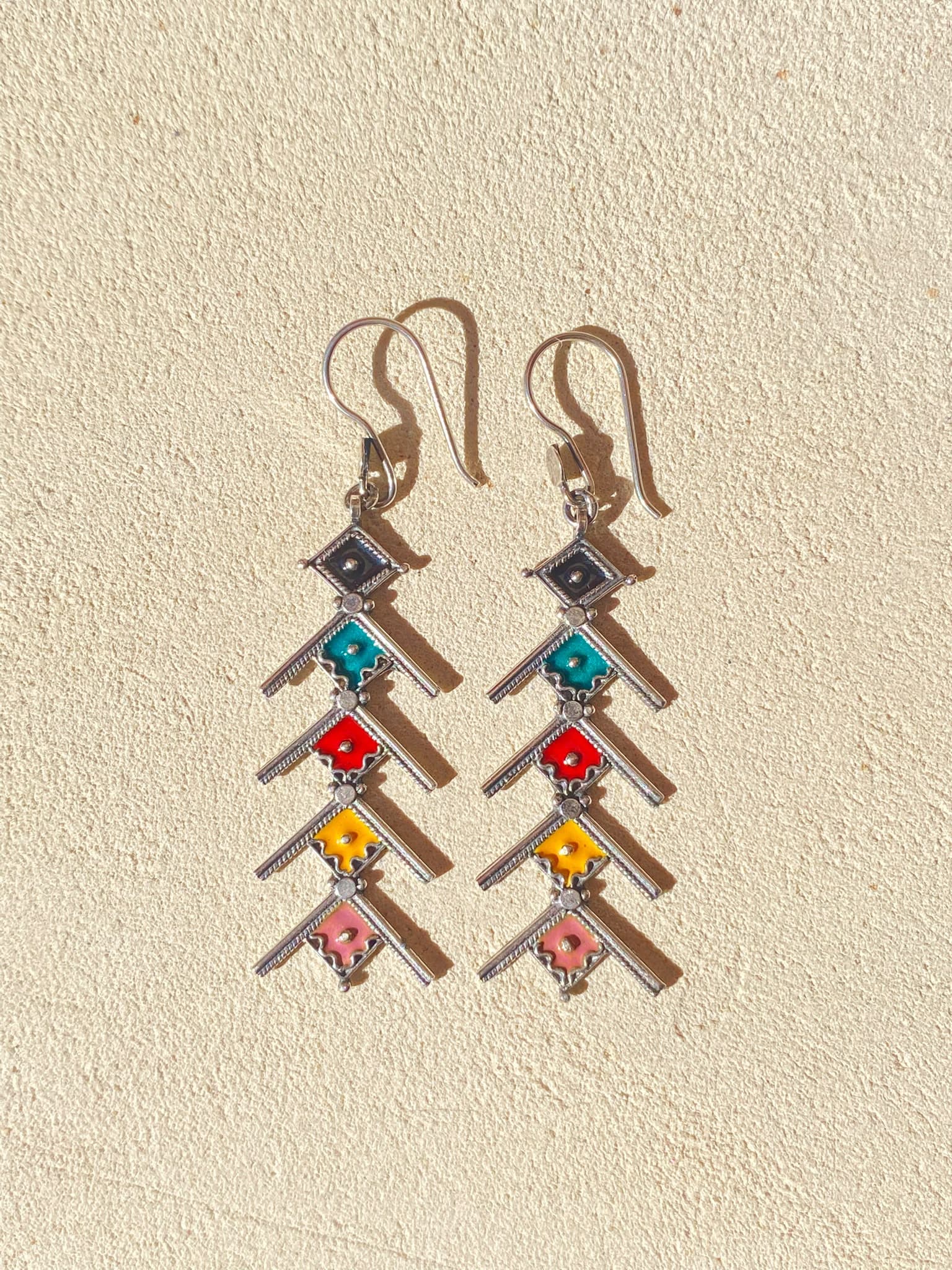 Boucles d’oreilles en argent “UZAGGUR”