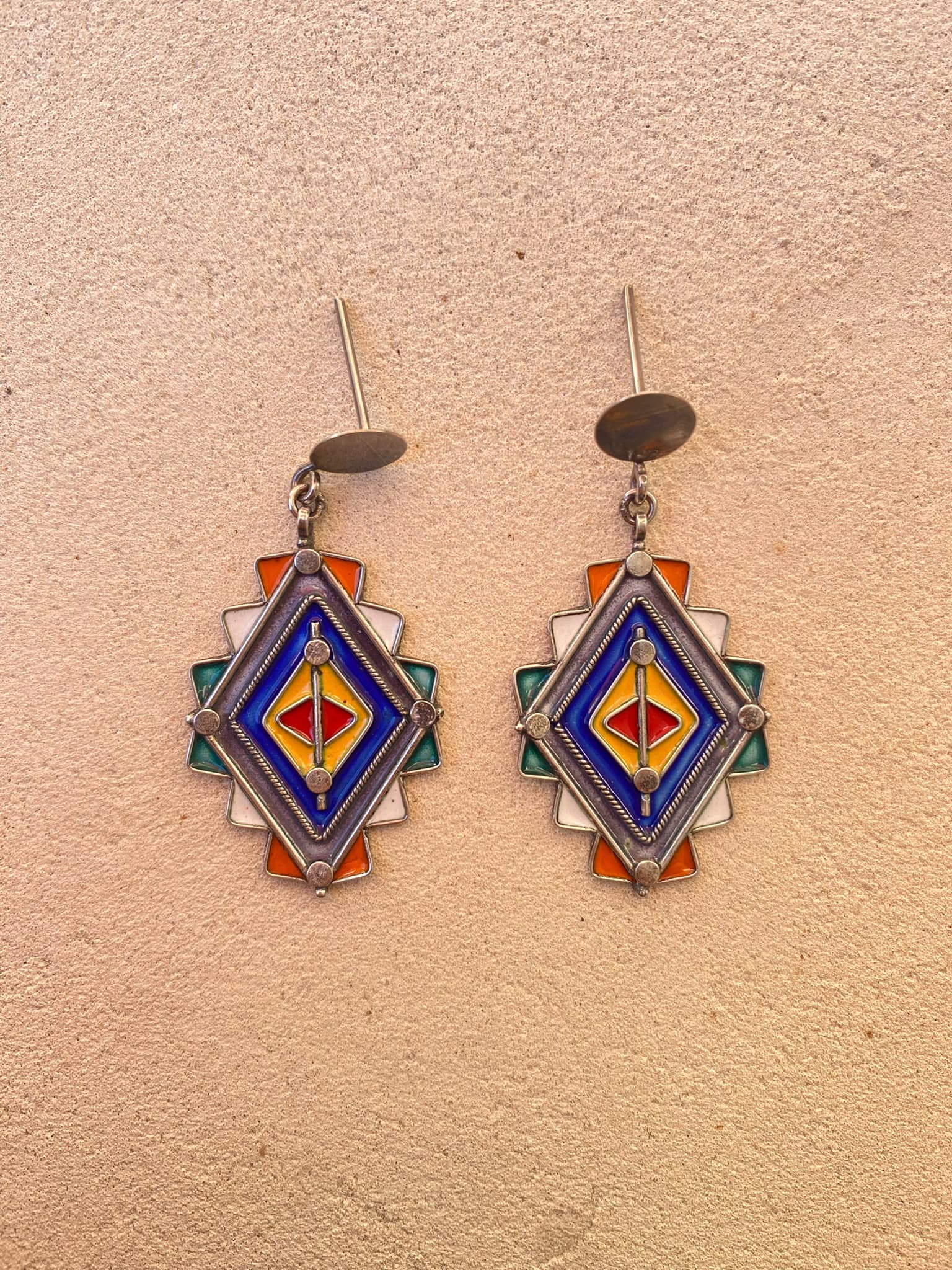 Boucles en argent amazighe “KSILA”
