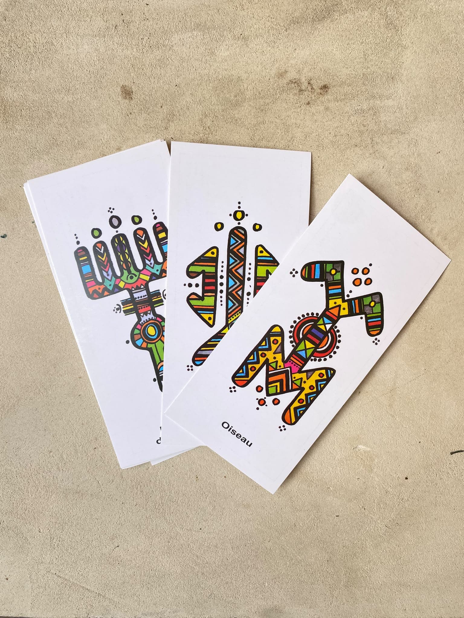 Cartes Postales Symboles Amazighs Colorés & Astrologiques | Noureddine Hamouche – Noureddine Hamouche