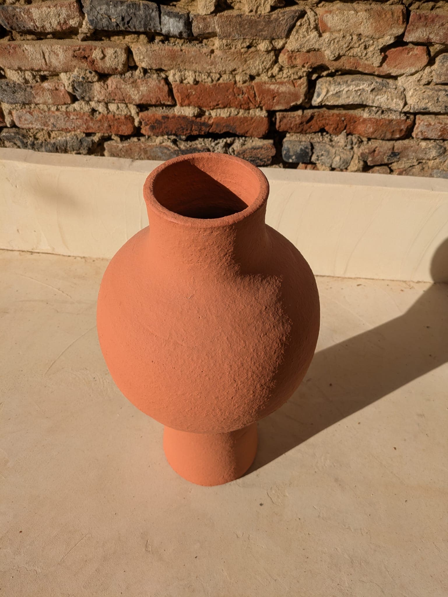 Poterie en tadelakt en Terracotta ” Pédia”