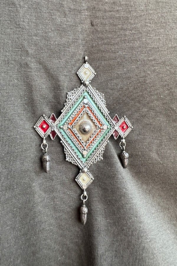 Broche inspiration amazighe de Izroran Créations