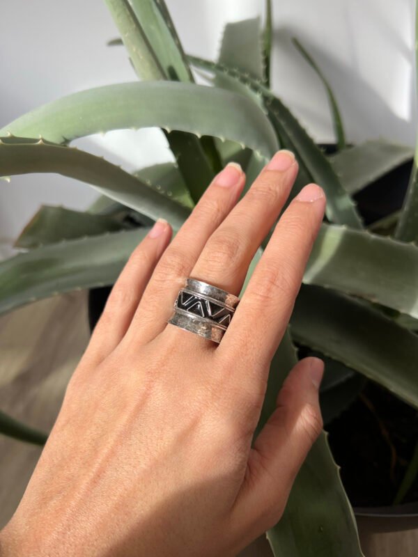 bague en argent 925 émaillé