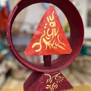 lampe rouge inspiration amazighe yeddina