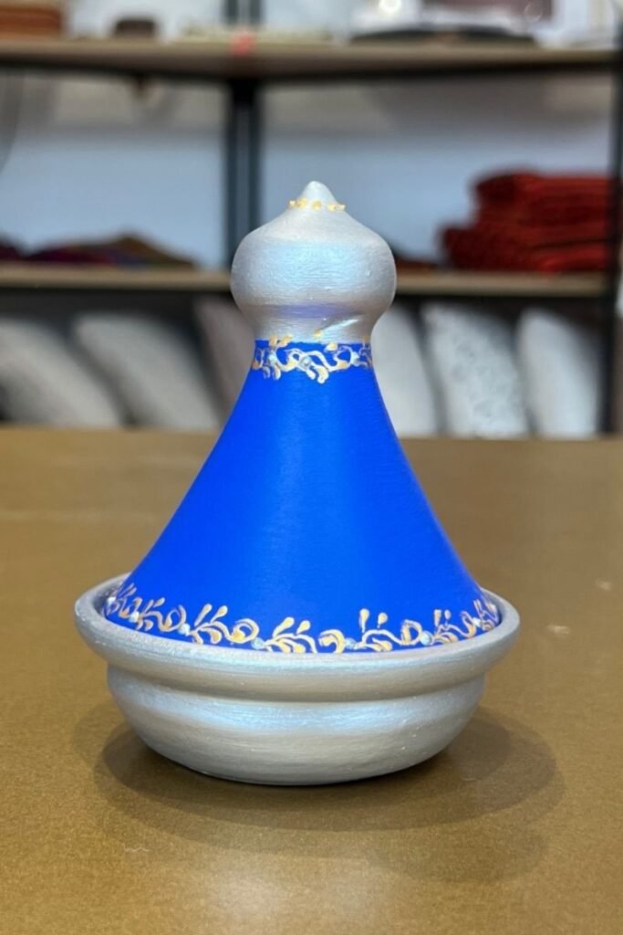 mini tajine amazigh bleu Siham Saidi