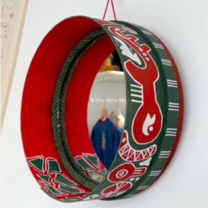 tamis miroirs motifs amazighs rouge yeddina