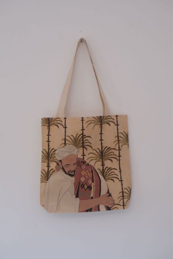 tote bag ethnik homme amazigh turban