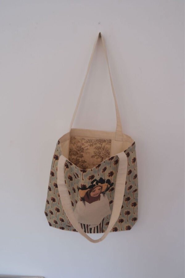 tote bag Amazigh chapeau de paille ethnik