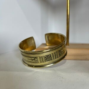 bracelet manchette touareg en bronz