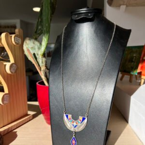 collier en argent inspiration amazigh kabyle