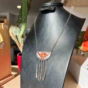 collier en argent inspiration amazigh kabyle