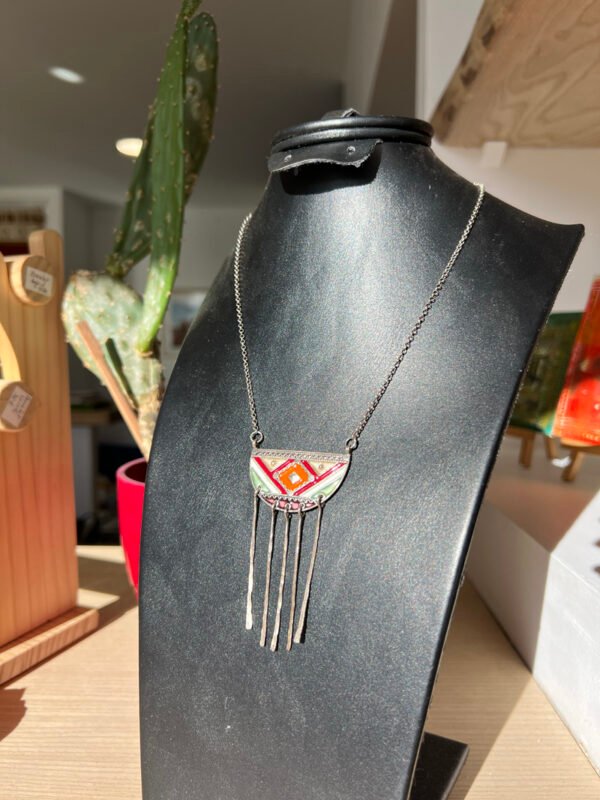 collier en argent inspiration amazigh kabyle