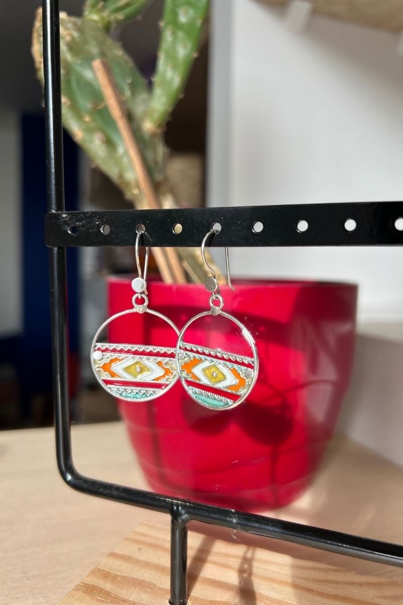 Boucles d’oreilles en argent amazigh