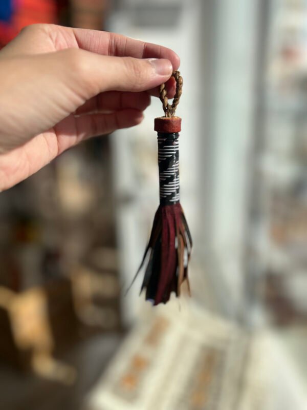 porte-clé amazigh touareg en cuir