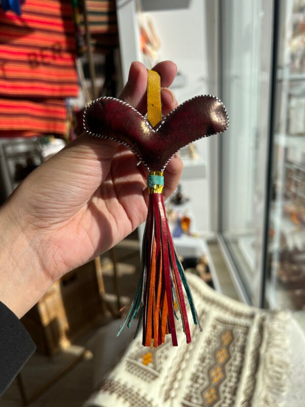 porte-clé amazigh touareg en cuir