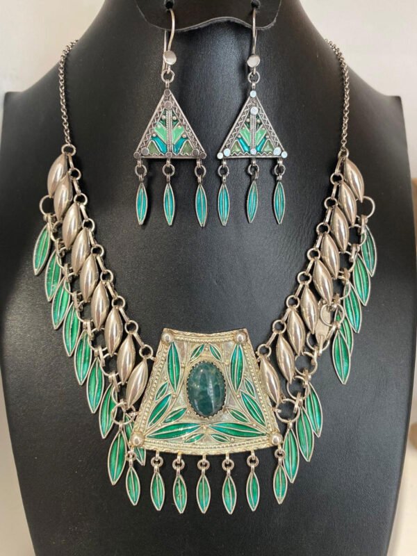 collier en argent kabyle izoran